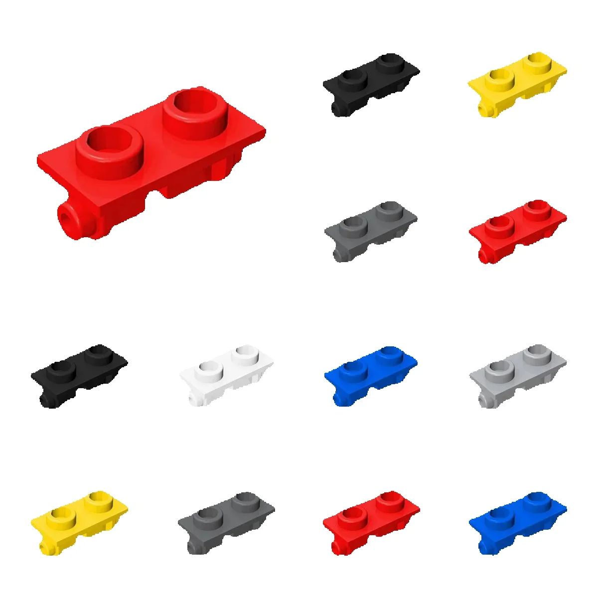 Tech Accessories Gifts - 50pcs Puzzle Particle 3938 Hinge 1x2