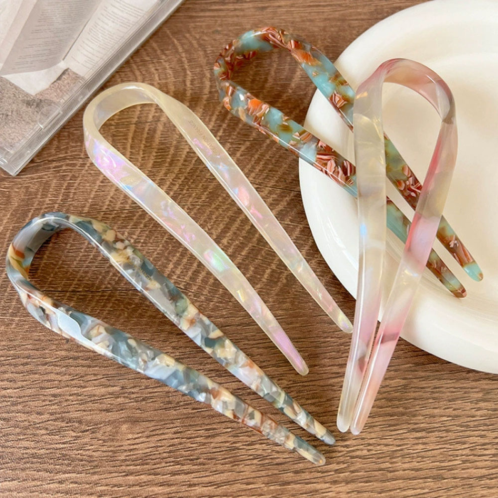 Tech Accessories Women - Retro U-shaped hairclip for women elegant