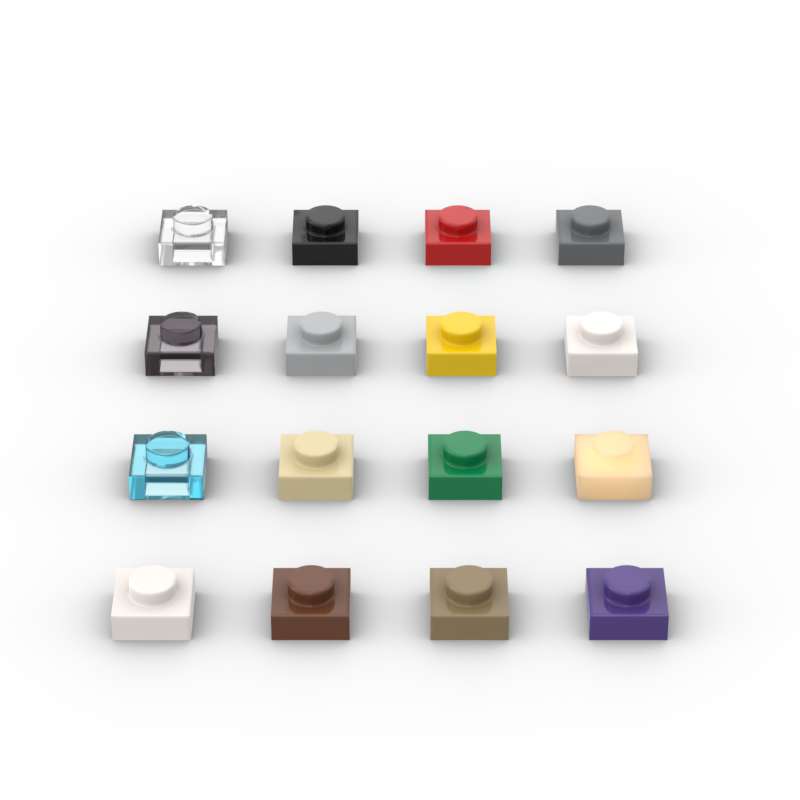 Tech Accessories Gifts - MOC 10PCS 3024 1x1 Plate Building