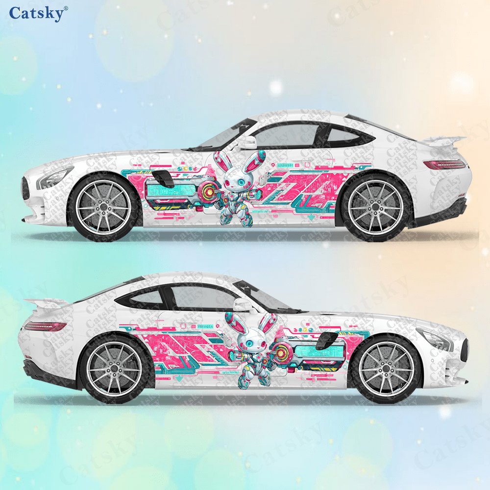 2pcs Cyberpunk Line Tech Bunny - огляд і ціна Tech Accessories Gifts
