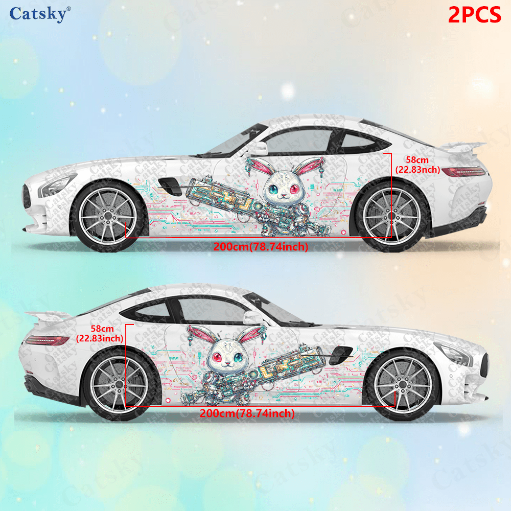 2pcs Cyberpunk Line Tech Bunny - огляд і ціна Tech Accessories Gifts