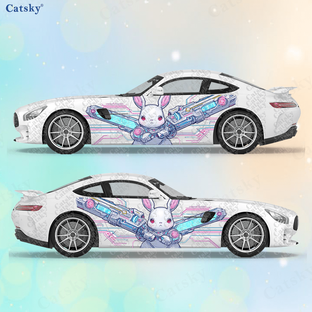 2pcs Cyberpunk Line Tech Bunny - огляд і ціна Tech Accessories Gifts