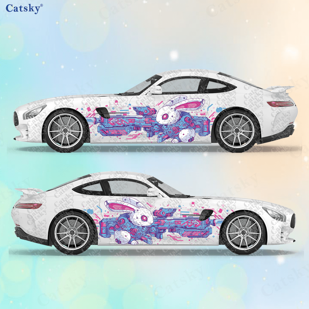 2pcs Cyberpunk Line Tech Bunny - огляд і ціна Tech Accessories Gifts