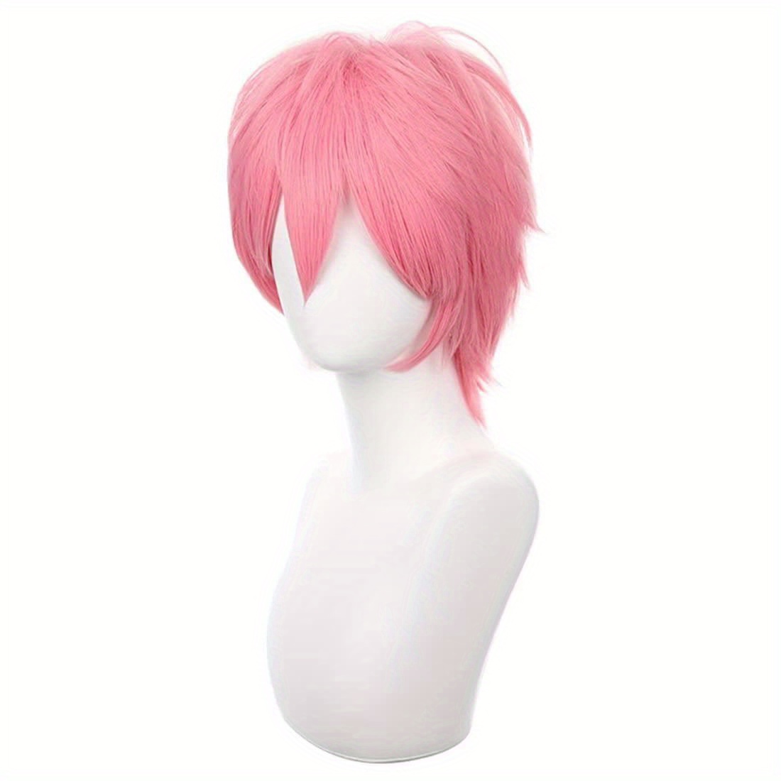Short Pink Cosplay Wig Short S - огляд і ціна Tech Accessories For Men