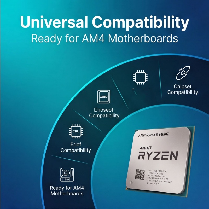 Used Ryzen 5 3400G AM4 CPU 12n - огляд і ціна Amd Cpu Ryzen 5