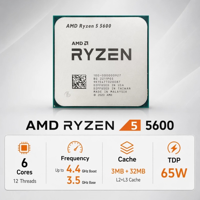 AMD Ryzen 5 5600 High Speed Pr - огляд і ціна Amd Cpu Ryzen 5