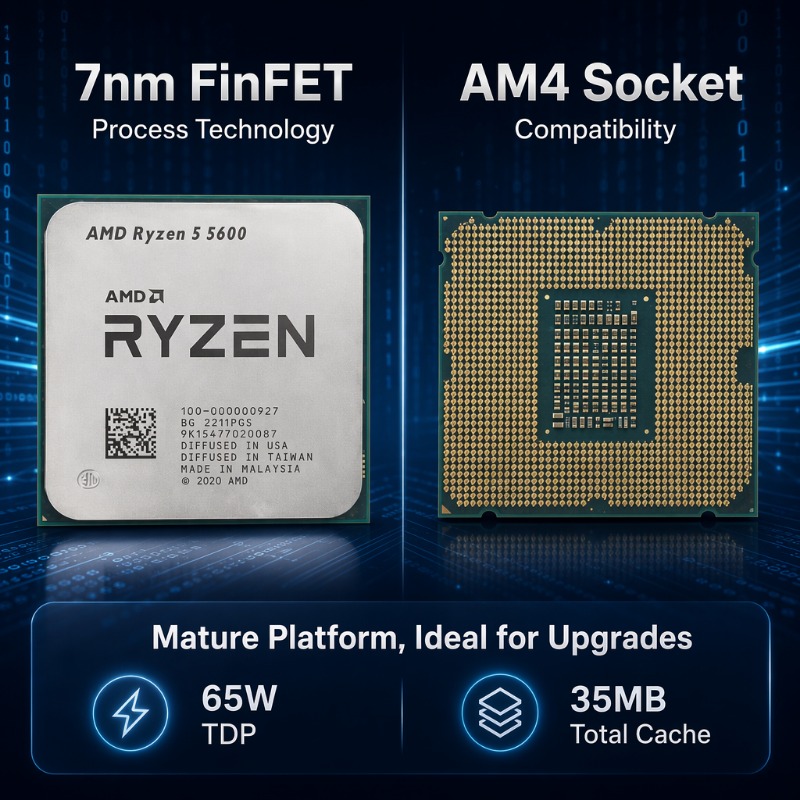 AMD Ryzen 5 5600 High Speed Pr - огляд і ціна Amd Cpu Ryzen 5