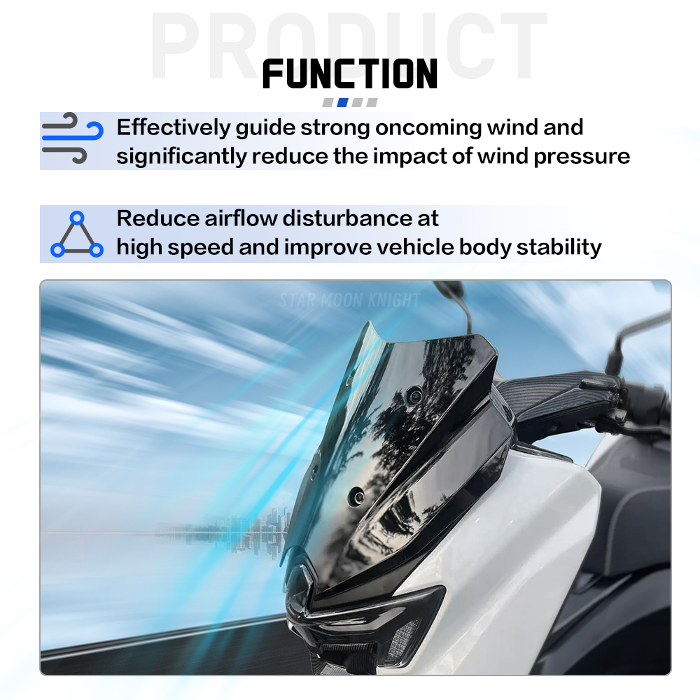 New NMAX 125 Windshield For Ya - огляд і ціна Nmax Tech Max Accessories