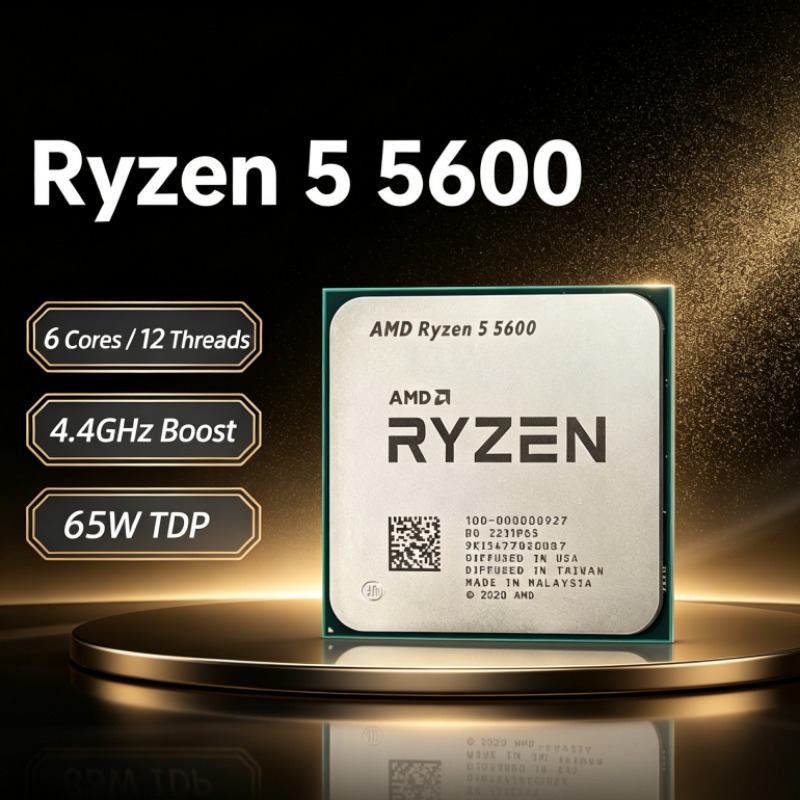 Ryzen 5 5600 6-Core 12-Thread  - огляд і ціна Amd Cpu Ryzen 5