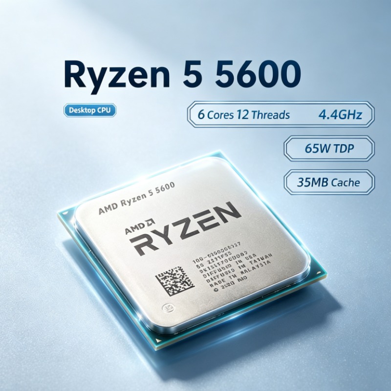 Ryzen 5 5600 6-Core 12-Thread  - огляд і ціна Amd Cpu Ryzen 5