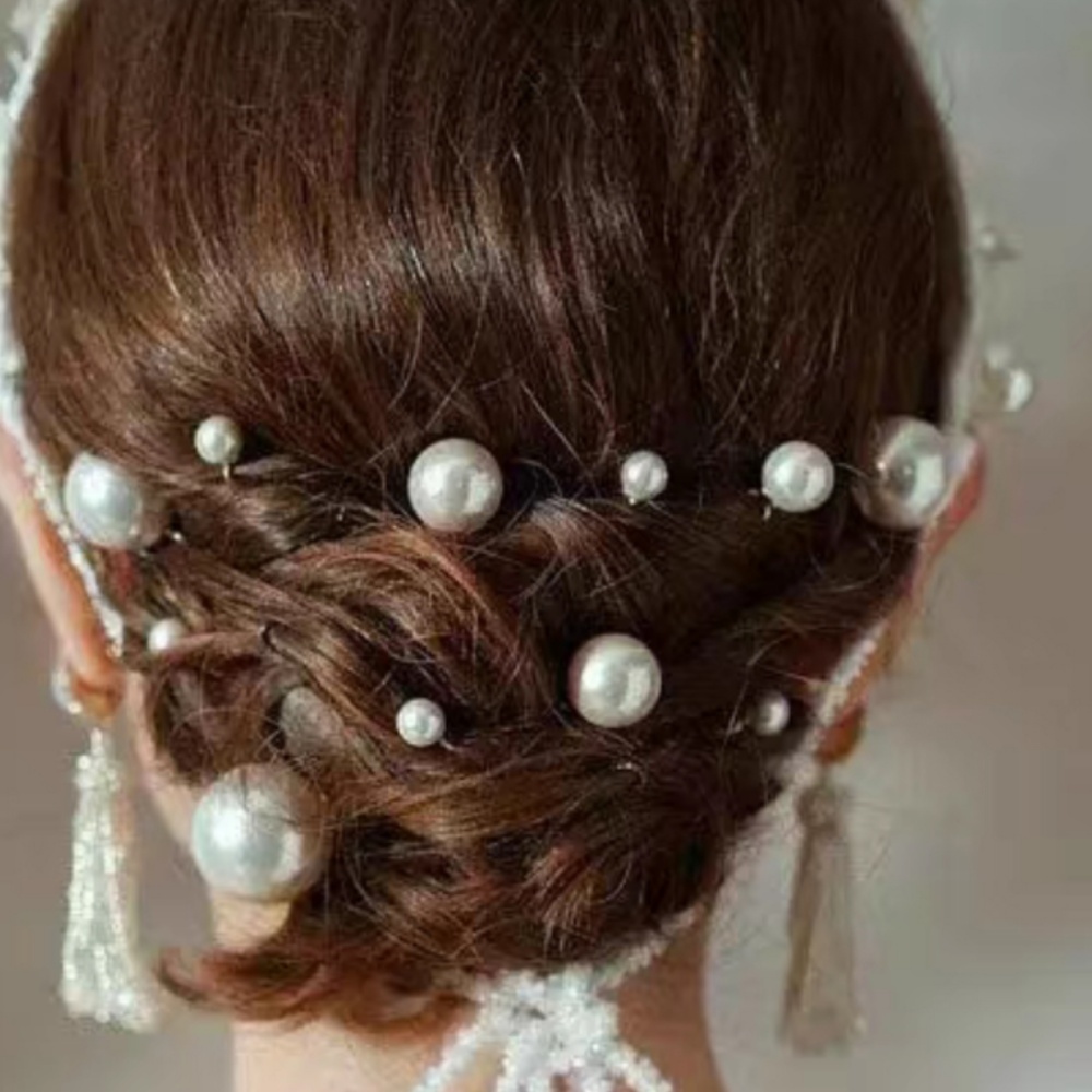 Pearl Crystal Hair Pins Comb S - огляд і ціна Tech Accessories Women