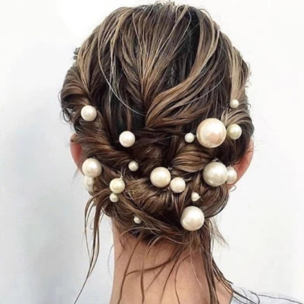 Pearl Crystal Hair Pins Comb S - огляд і ціна Tech Accessories Women