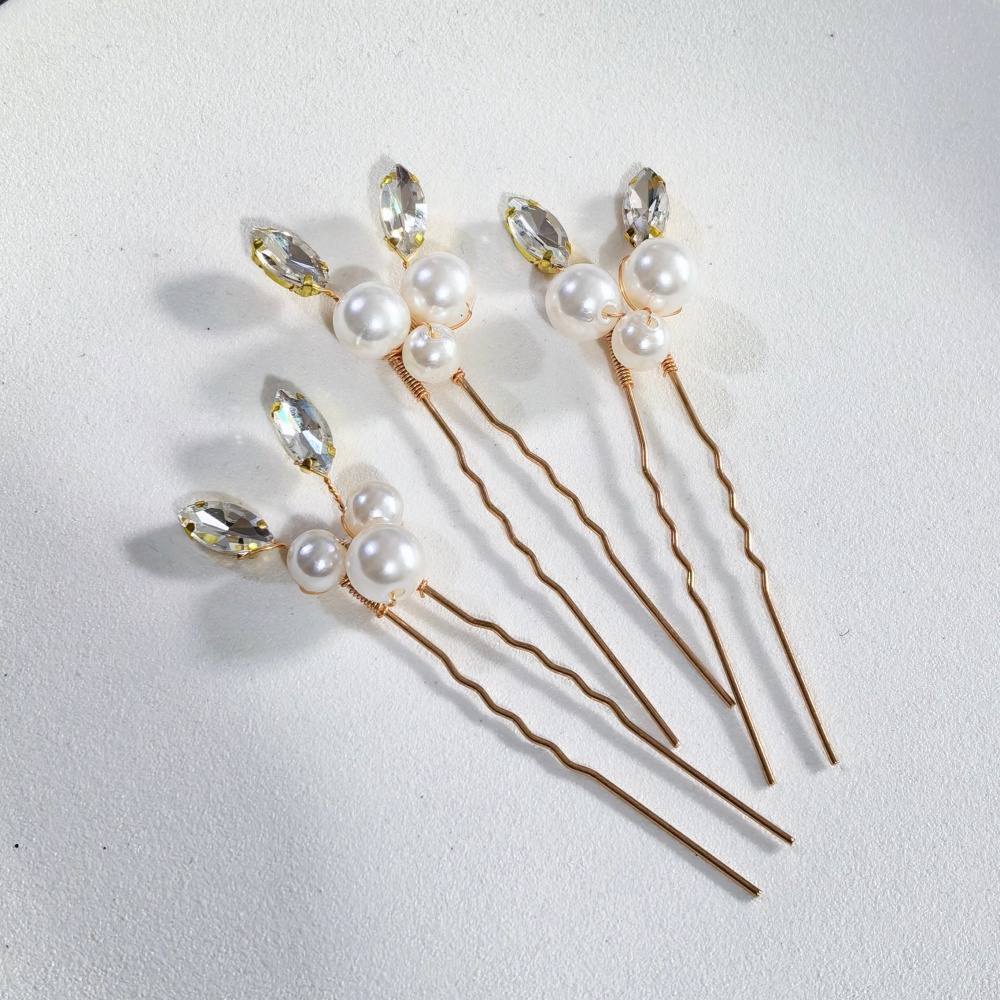 Pearl Crystal Hair Pins Comb S - огляд і ціна Tech Accessories Women