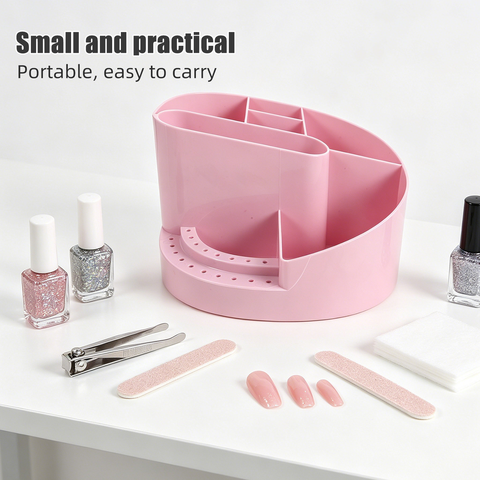 Nail Organizer Storage Box 7 C - огляд і ціна Tech Accessories For Desk