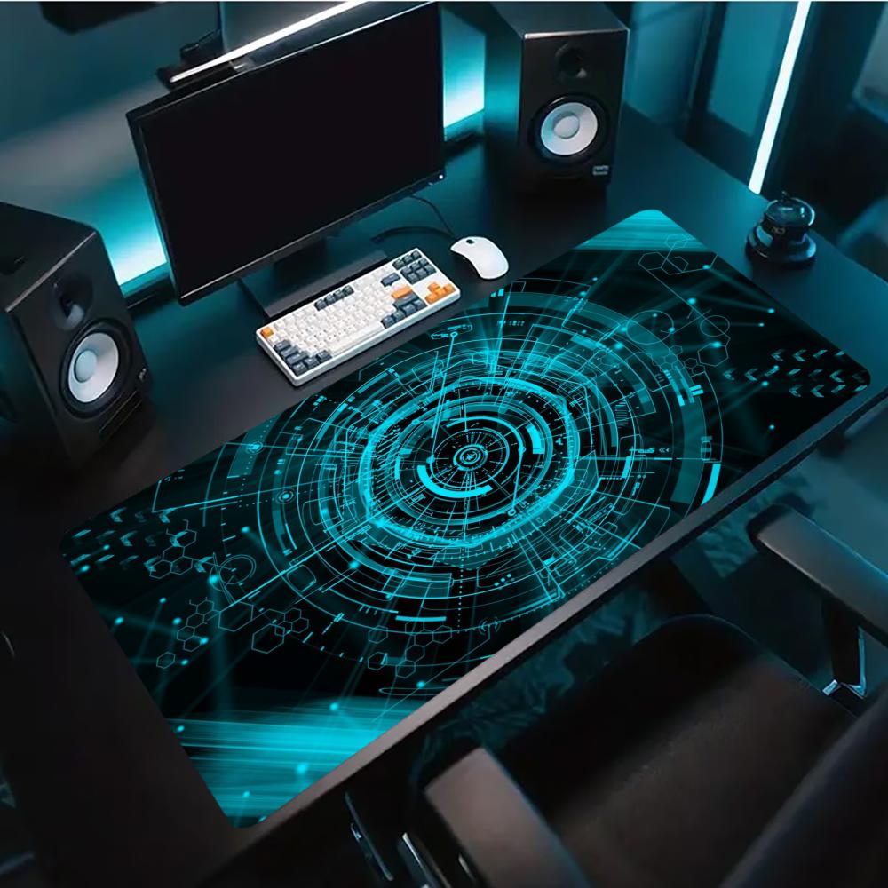 Blue Tech Circuit Cyber Patter - огляд і ціна Tech Accessories For Laptop