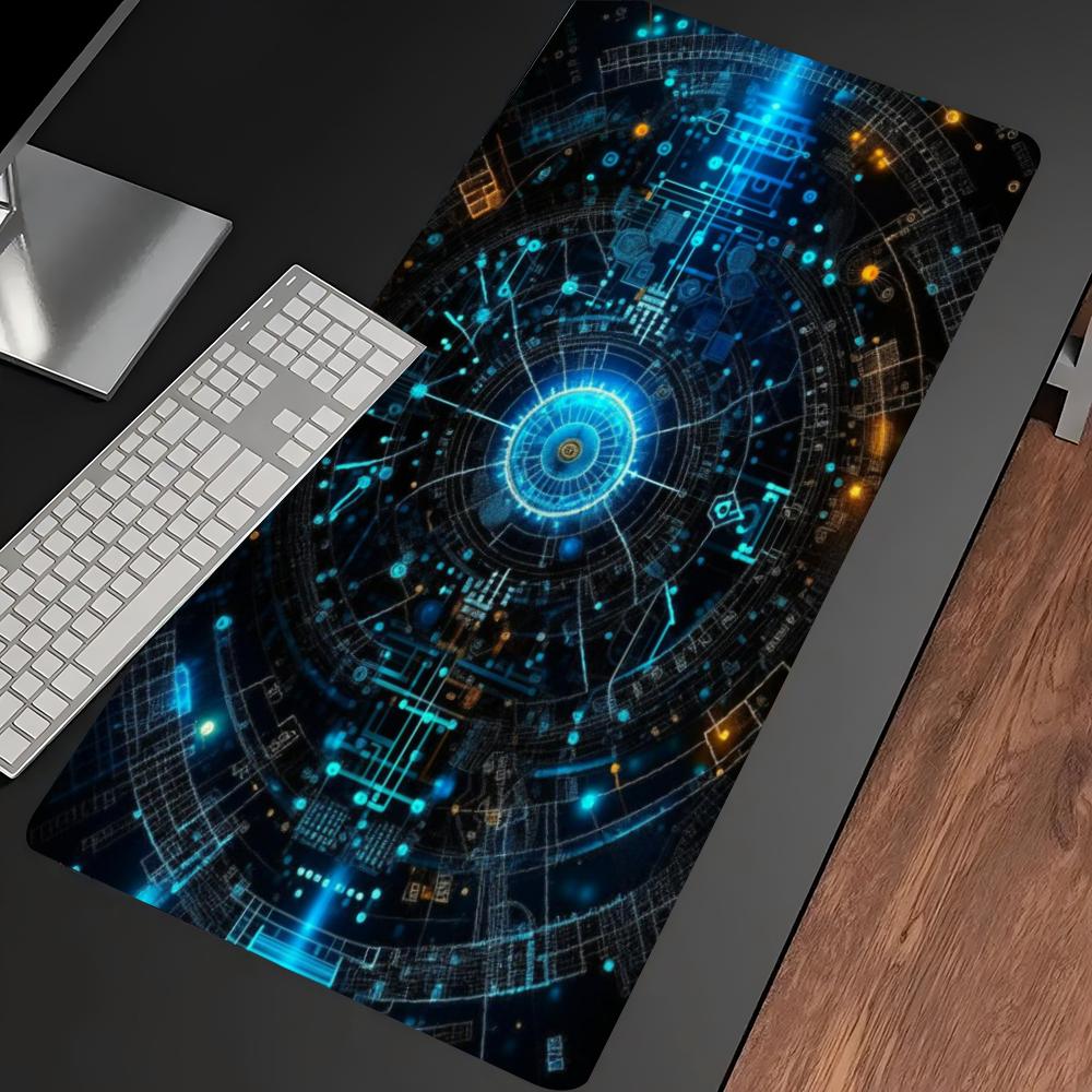 Blue Tech Circuit Cyber Patter - огляд і ціна Tech Accessories For Laptop