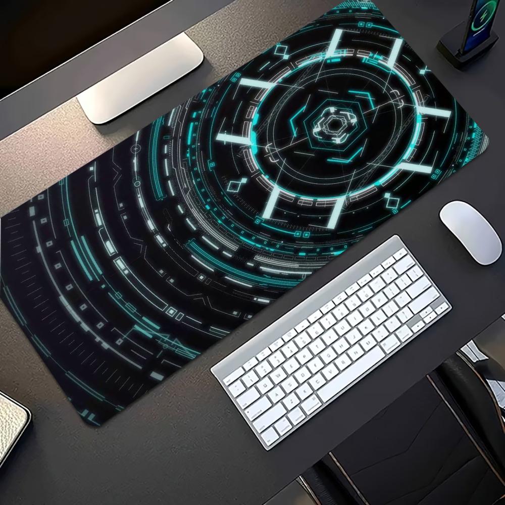 Blue Tech Circuit Cyber Patter - огляд і ціна Tech Accessories For Laptop
