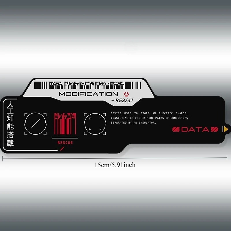 Cyberpunk Tech QR Code Vinyl S - огляд і ціна Tech Accessories For Laptop