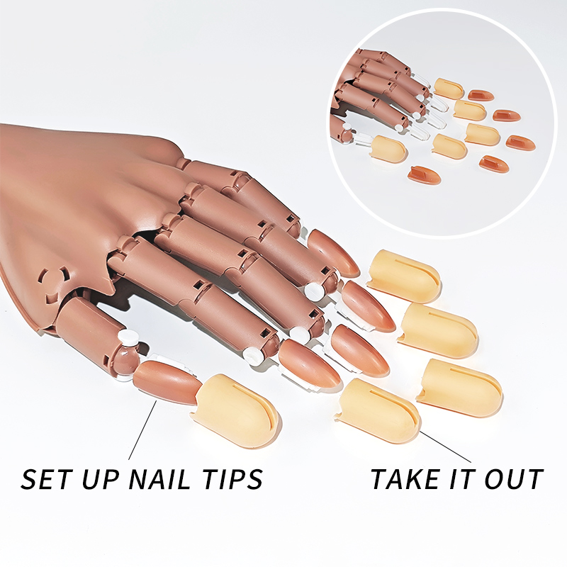Nail Fake Practice Hand Movabl - огляд і ціна Tech Accessories Shop