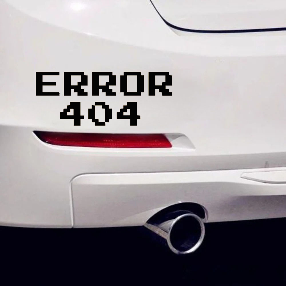 Error 404 Pixel Font Car Stick - огляд і ціна Tech Accessories For Laptop