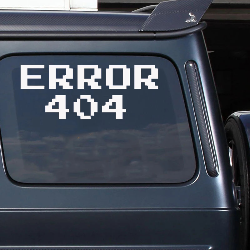 Error 404 Pixel Font Car Stick - огляд і ціна Tech Accessories For Laptop