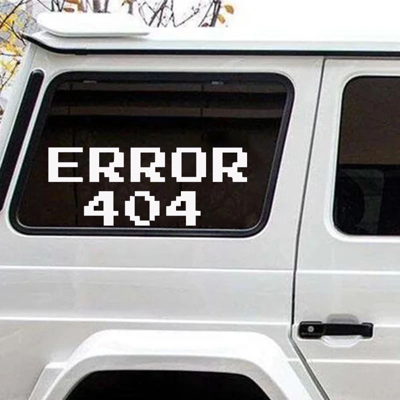 Error 404 Pixel Font Car Stick - огляд і ціна Tech Accessories For Laptop