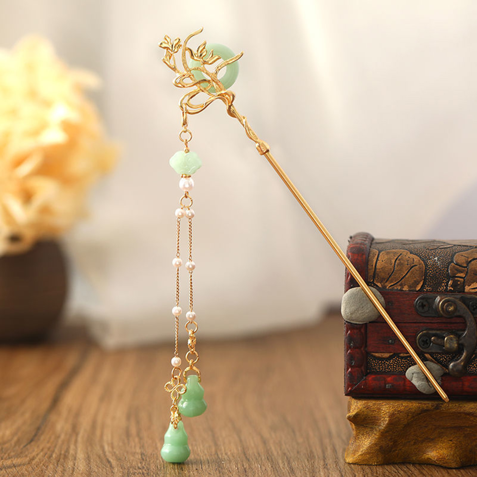 Chinese Style Glass Hairpin Fo - огляд і ціна Tech Accessories Women