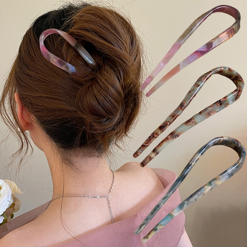 U-Shaped Hair Sticks Acetate A - огляд і ціна Tech Accessories Women