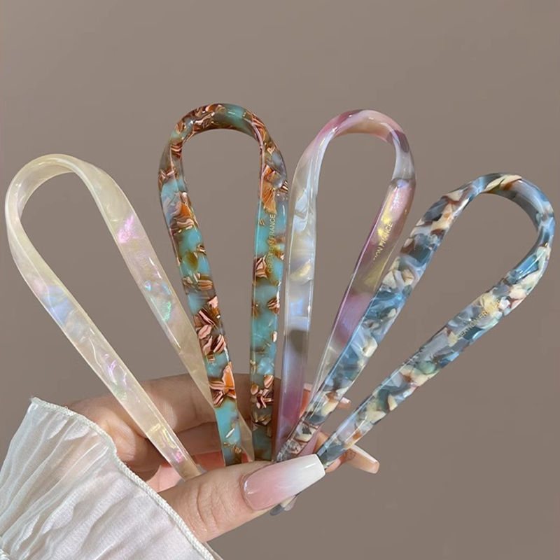 U-Shaped Hair Sticks Acetate A - огляд і ціна Tech Accessories Women