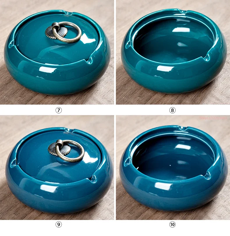 Round Ceramic Ashtray Living R - огляд і ціна Tech Room Accessories