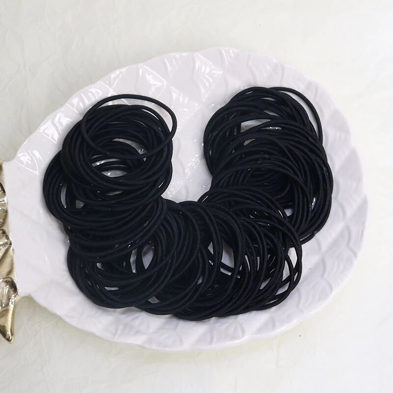 100PCS/Set Hair Ties Elastic R - огляд і ціна Tech Accessories For Men