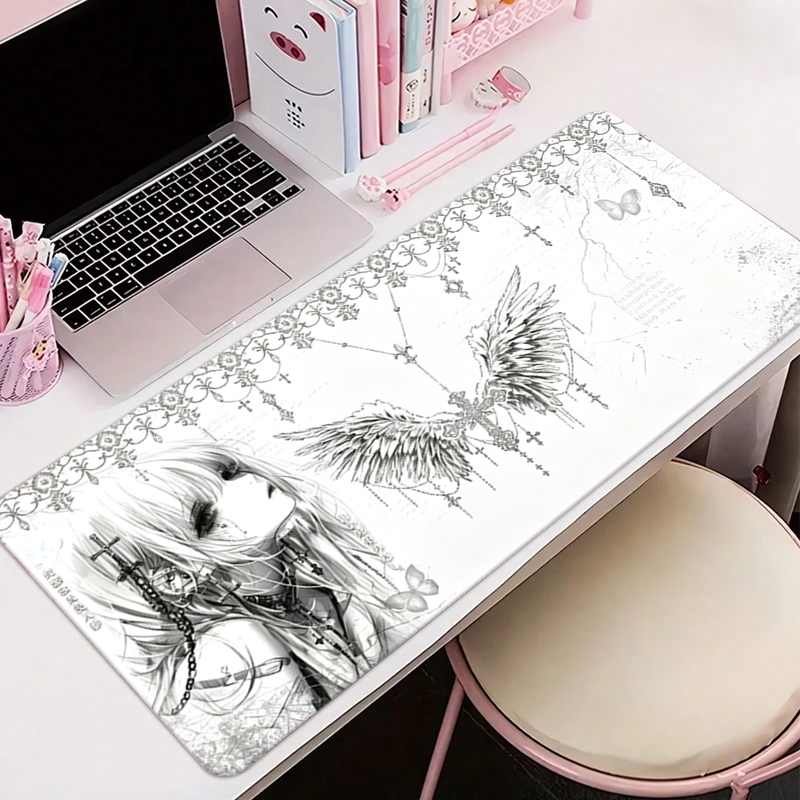 Leather Mousepad Black White A - огляд і ціна Tech Accessories For Desk