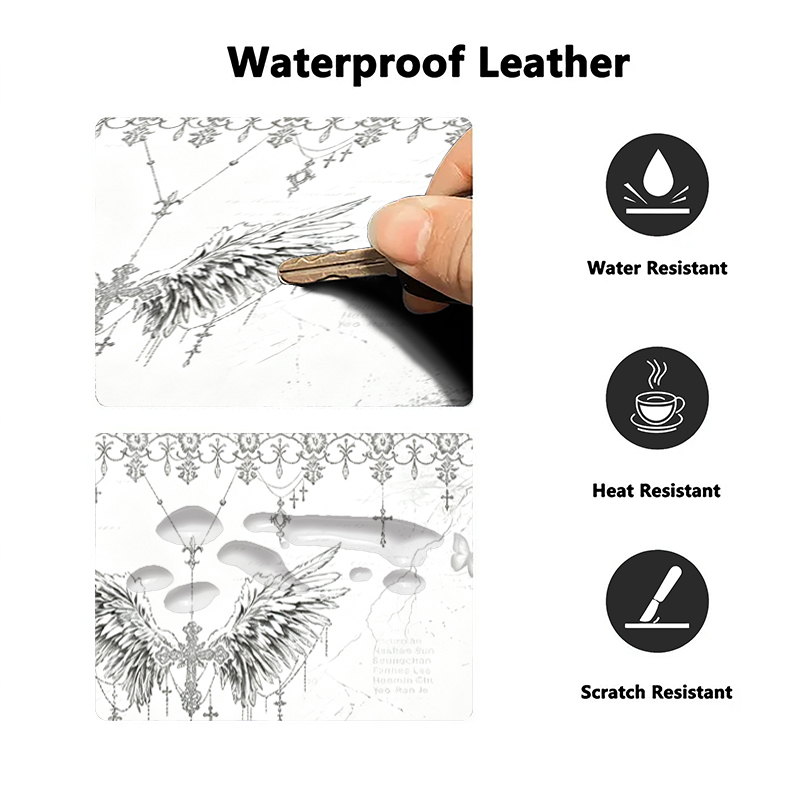 Leather Mousepad Black White A - огляд і ціна Tech Accessories For Desk